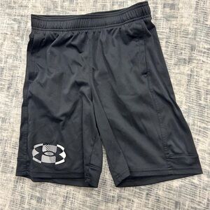 Under Armour Kids Youth Charcoal Athletic Shorts